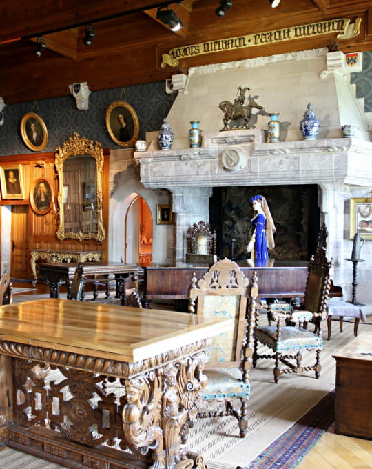 Salon du château de Menthon-St-Bernard