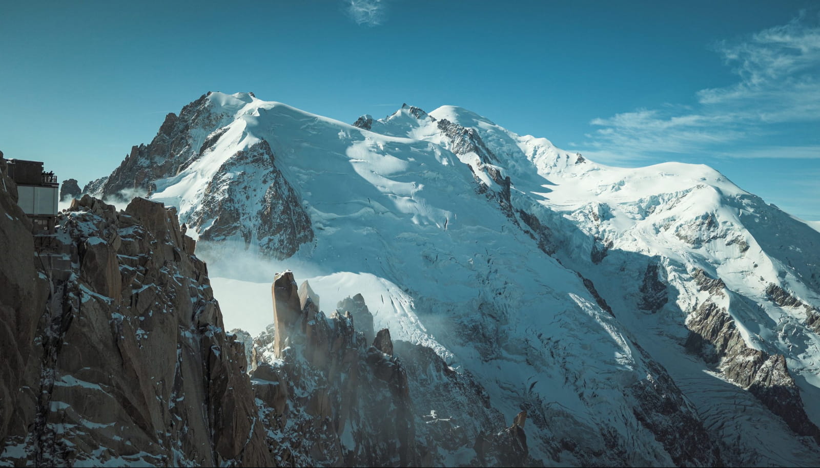Vue sur le Mont-Blanc depuis l'Aiguille du Midi - Chamonix