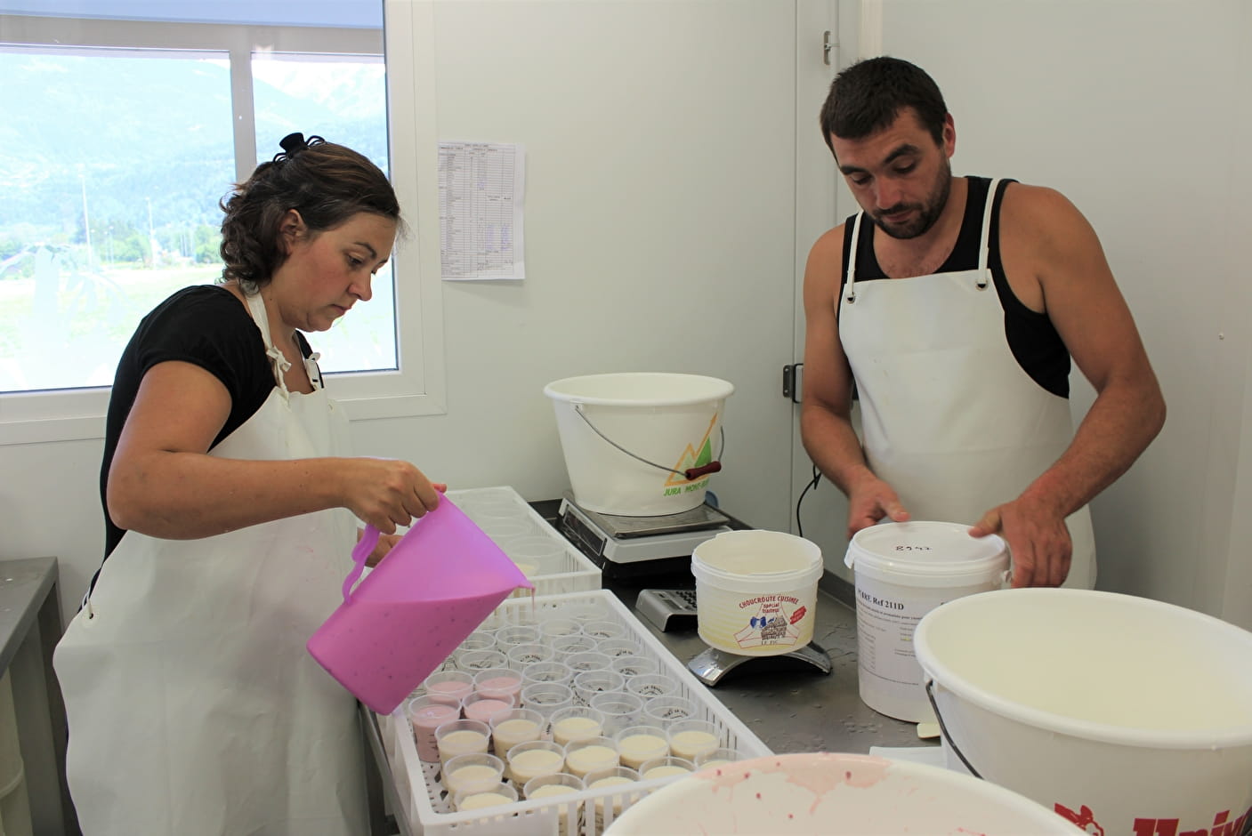 Au Plus Près Des Produits Fabrication De Fromages Et Yaourts Savoie Mont Blanc Savoie Et 