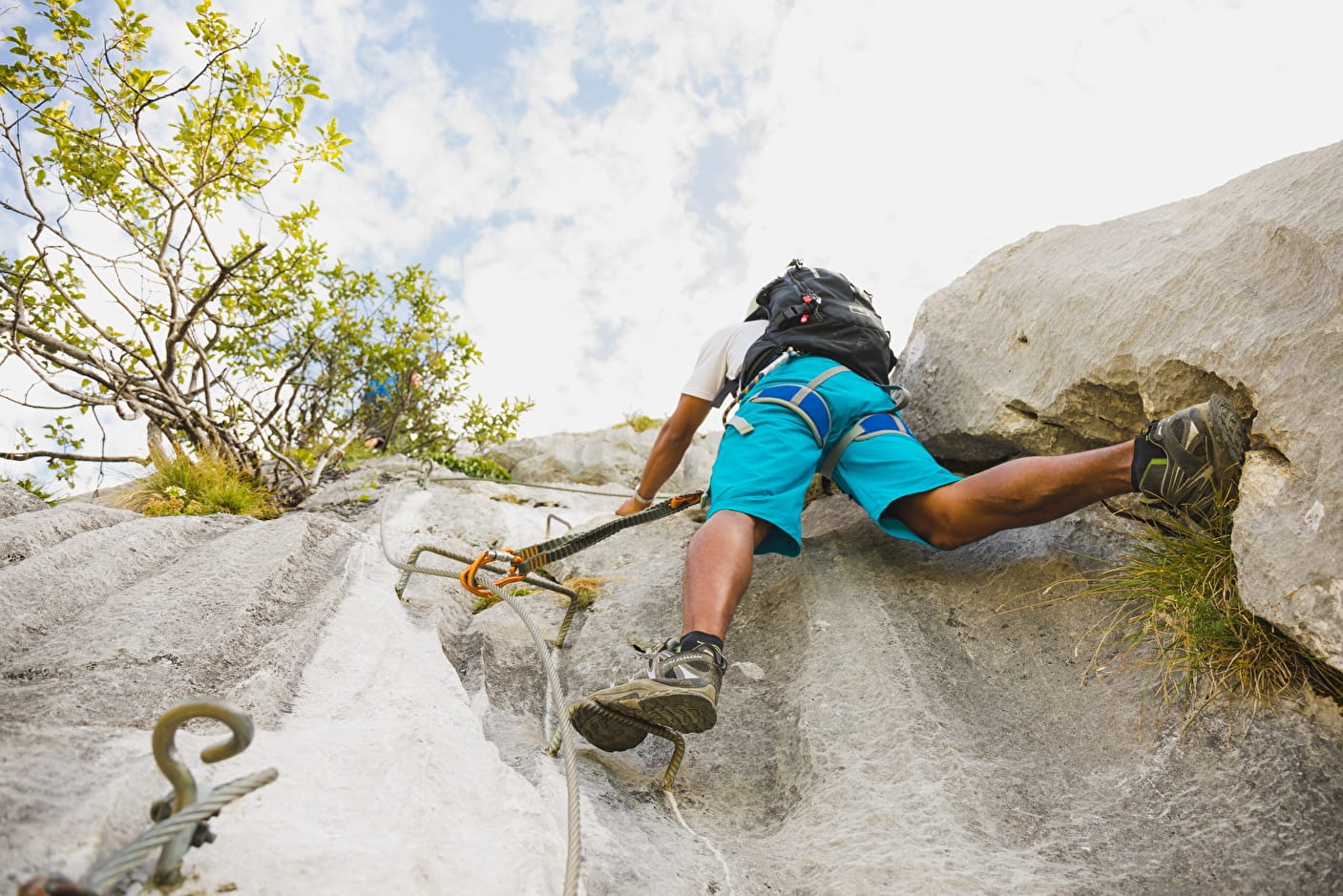 Via ferrata au Grand-Bornand : le Jallouvre au col de la