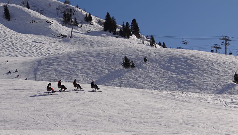 Le Grand-Bornand - Accessible ski area