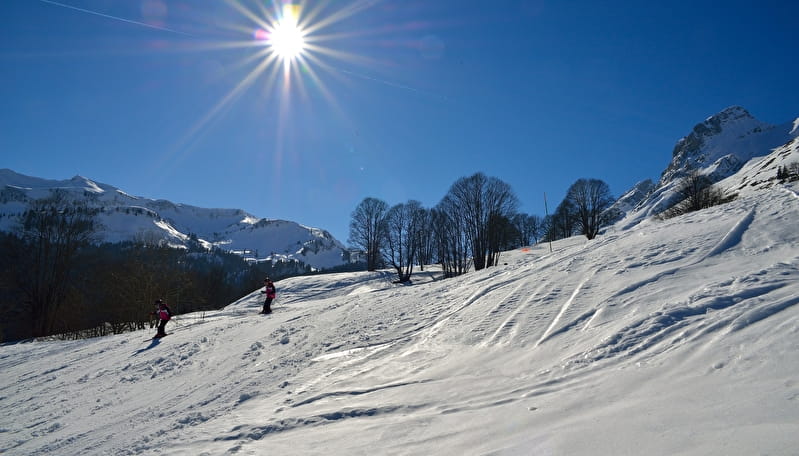 Ski slopes Chalet neuf