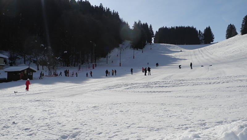 Ski-run of Col du Feu