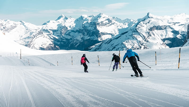 Skier au Grand Massif