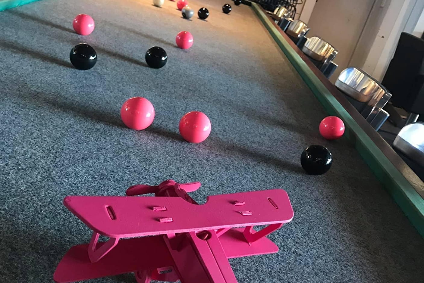 Hot Pink Pool Ball Set