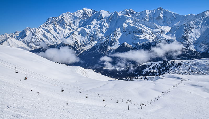 Les Contamines - Montjoie/Hauteluce -Alpine ski domain