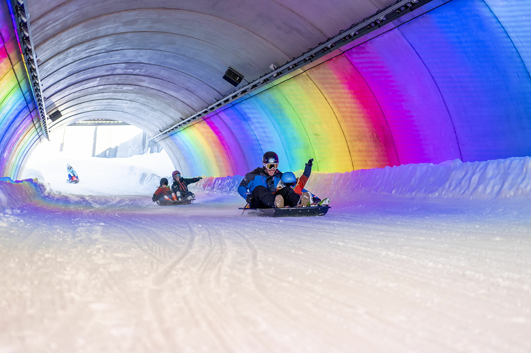 Luge 1800 La Piste De Luge A Arc 1800 Savoie Mont Blanc Savoie Et Haute Savoie Alpes